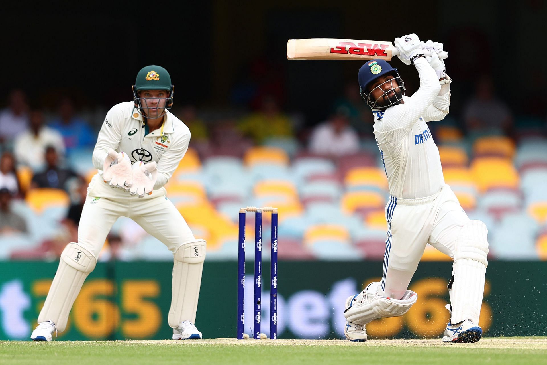 Akash Deep frustrated the Aussies with his knock of 31. (Image Credits: Getty Images)